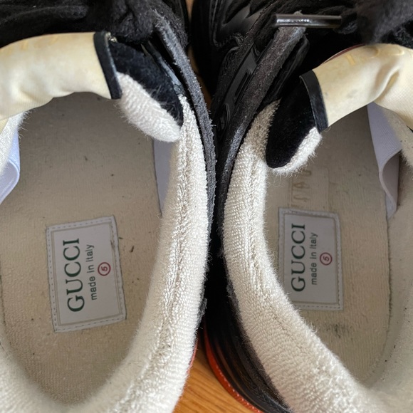 Black Space Grey men’s Gucci sneakers US size 5 - Picture 4 of 4